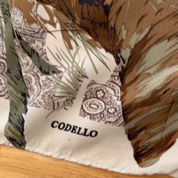 Codello Silk Vintage Leopard Scarf - Picture 10 of 10